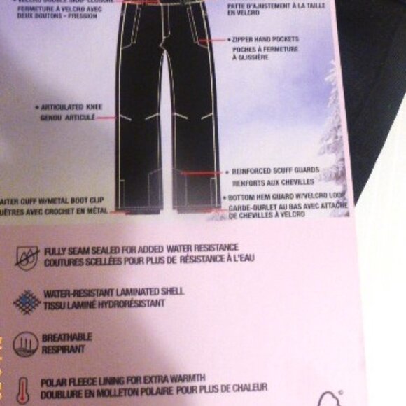 Ladies Storm Pack SNOWPANTS Size XS Waterproof Snow Pants ATV Snowmobile Fishing - Picture 2 of 14